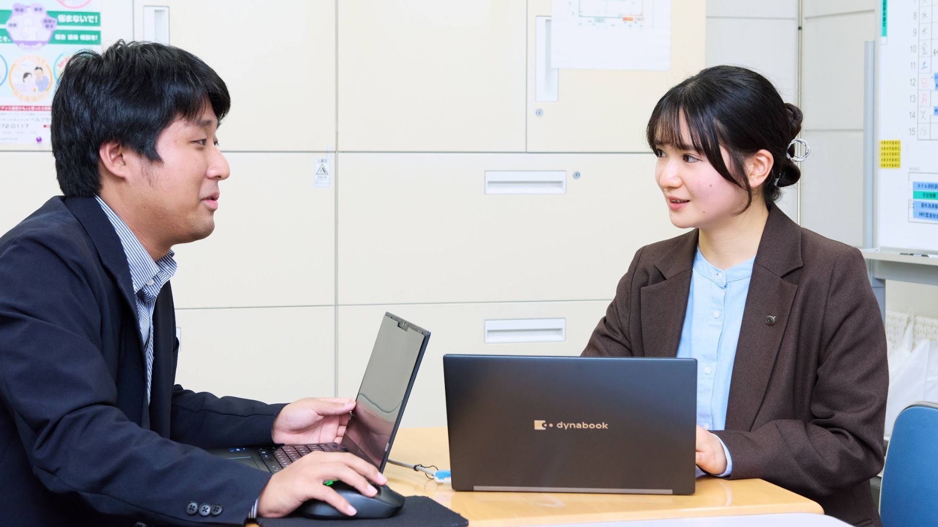 E.O.さんの仕事風景